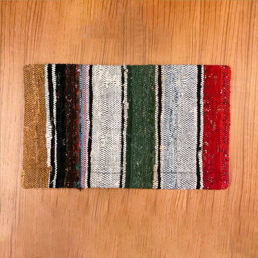 オールドキリム (裂き織り)キリムクッションカバー 25×40㎝ (C-13253)