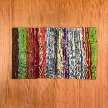 オールドキリム (裂き織り)キリムクッションカバー 25×40㎝ (C-13298)