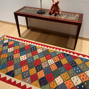 セミ・オールド　キリムラグ　トルコ・コンヤ　ニューキリム　174×81㎝　(No.06521)【未使用品】