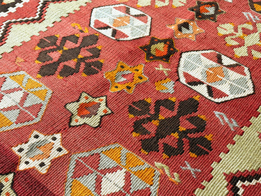 トルコ キリムの本 トルコイスラム博物館 KILIMS オールドキリム キリムラグ トルコ・エシュメ 154×83㎝ (No.07406