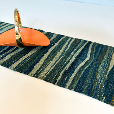 【ROGOBA オリジナル】ミニマット  ROGOBA KILIM® 上質な現代キリム トルコ・ロゴバキリム キリム部分サイズ55×23㎝　(No.07772-4)