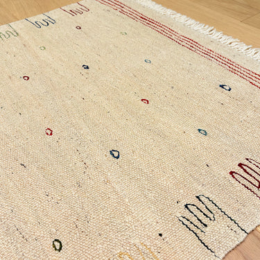 玄関マット ROGOBA KILIM®　上質な現代キリム　トルコ・ロゴバキリム　94×66㎝　(No.11185)