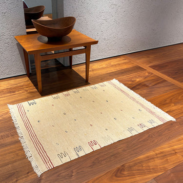 玄関マット ROGOBA KILIM®　上質な現代キリム　トルコ・ロゴバキリム　94×66㎝　(No.11185)