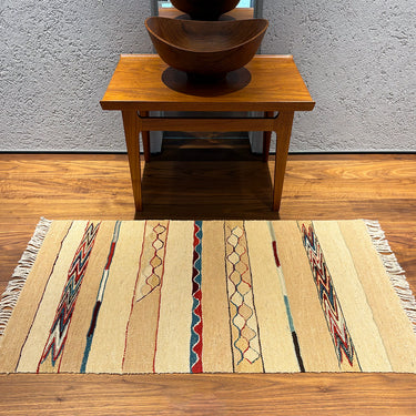 玄関マット ROGOBA KILIM®　上質な現代キリム　トルコ・ロゴバキリム　99×59㎝　(No.15283)