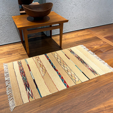 玄関マット ROGOBA KILIM®　上質な現代キリム　トルコ・ロゴバキリム　99×59㎝　(No.15283)