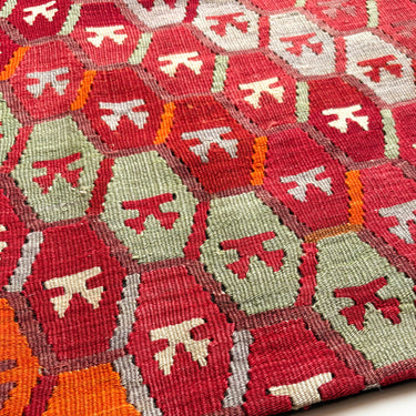 オールドキリム キリムクッションカバー　45×45㎝　(C-15594)