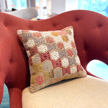 オールドキリム キリムクッションカバー　40×40㎝　(C-15610)