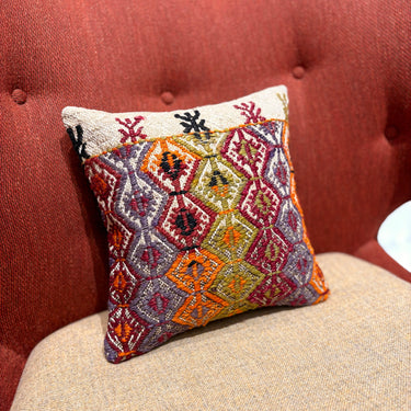 オールドキリムクッションカバー ジジム　30×30㎝　(C-15646)