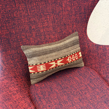 アンティークキリム キリムクッションカバー ジャジム　25×40㎝　(C-15700)