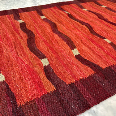 玄関マット ROGOBA KILIM®　上質な現代キリム　トルコ・ロゴバキリム　キリムラグ　114×82㎝　(No.16631)