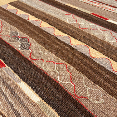玄関マット トルコ・ロゴバキリム  上質な現代キリム  ROGOBA KILIM®  キリムラグ  92×62㎝　(No.17551)