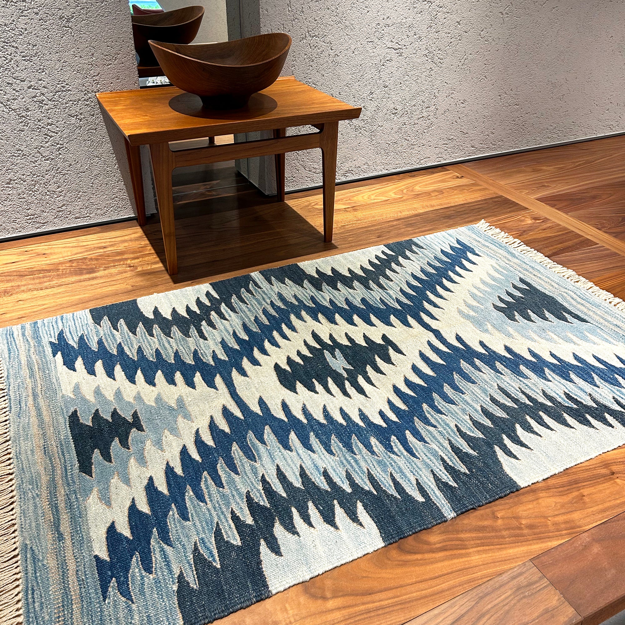 玄関マット トルコ・ロゴバキリム 上質な現代キリム ROGOBA KILIM