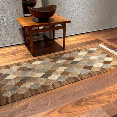 【キャンペーン対象 -5%】玄関マット トルコ・ロゴバキリム ROGOBA KILIM® キリムラグ 149×58㎝　(No.18724)