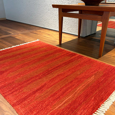 玄関マット  トルコ・ロゴバキリム  上質な現代キリム  ROGOBA KILIM®  キリムラグ   97×68㎝　(No. 20508)