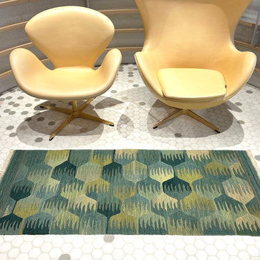 玄関マット ROGOBA KILIM®　上質な現代キリム　トルコ・ロゴバキリム　キリムラグ　158×65㎝　(No.22251)
