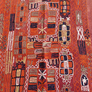 エレーシ（イラクのマーシュアラブ刺繍）　オールドキリム　215×160㎝　(No.22316)