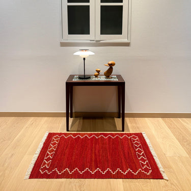 玄関マット トルコ・ロゴバキリム  上質な現代キリム  ROGOBA KILIM®  キリムラグ   93×65㎝  (No.22415)