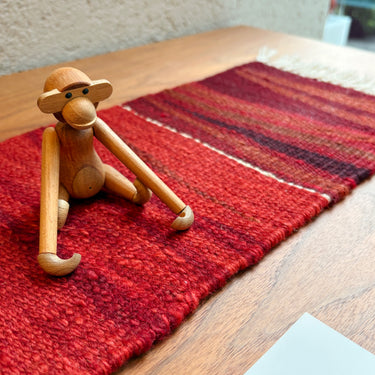 テーブルランナー＆テーブルセンター ROGOBA KILIM® 上質な現代キリム トルコ・ロゴバキリム　77×19㎝　(No.22969)