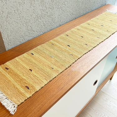 【キャンペーン対象 -5%】テーブルランナー＆テーブルセンター ROGOBA KILIM® 上質な現代キリム トルコ・ロゴバキリム　127×27㎝　(No.22708)