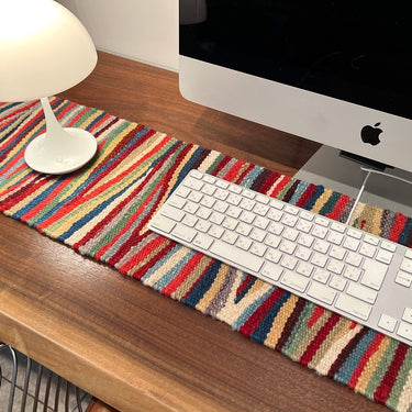 テーブルランナー＆テーブルセンター ROGOBA KILIM®　上質な現代キリム　トルコ・ロゴバキリム　125×24㎝　(No.22862)