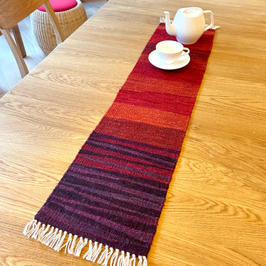 テーブルランナー＆テーブルセンター ROGOBA KILIM®　上質な現代キリム　トルコ・ロゴバキリム　105×24㎝　(No.22889)