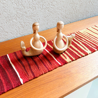 テーブルランナー＆テーブルセンター ROGOBA KILIM® 上質な現代キリム トルコ・ロゴバキリム　87×20㎝　(No.22983)