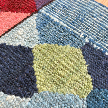 テーブルランナー＆テーブルセンター ROGOBA KILIM® 上質な現代キリム トルコ・ロゴバキリム　125×39㎝　(No.22987)