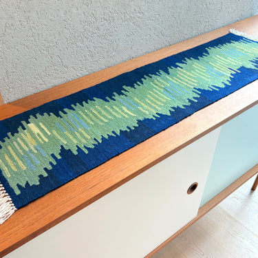 テーブルランナー＆テーブルセンター  ROGOBA KILIM® 上質な現代キリム トルコ・ロゴバキリム　115×31㎝　(No.22994)