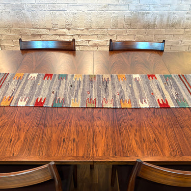 テーブルランナー＆テーブルセンター ROGOBA KILIM®　上質な現代キリム　トルコ・ロゴバキリム　122×34㎝　(No.23021)