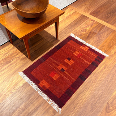 玄関マット  トルコ・ロゴバキリム  上質な現代キリム  ROGOBA KILIM®  キリムラグ  80×54㎝　(No.23079)