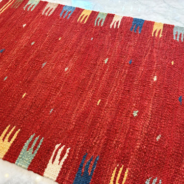玄関マット ROGOBA KILIM®　上質な現代キリム　トルコ・ロゴバキリム　80×55㎝　(No.23194)