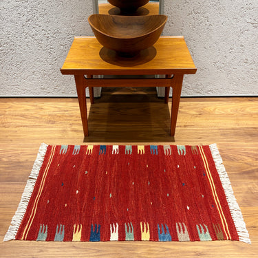 玄関マット ROGOBA KILIM®　上質な現代キリム　トルコ・ロゴバキリム　80×55㎝　(No.23194)