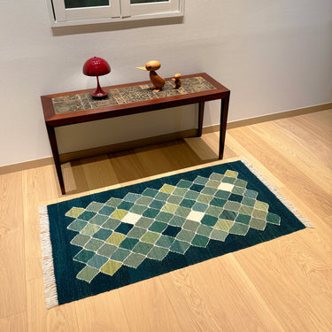 玄関マット  トルコ・ロゴバキリム  上質な現代キリム  ROGOBA KILIM®  キリムラグ  127×69㎝　(No.23255)