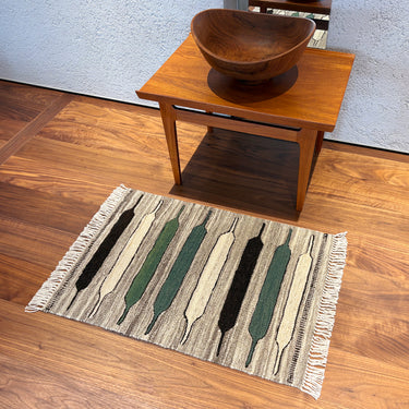 玄関マット トルコ・ロゴバキリム 上質な現代キリム ROGOBA KILIM® キリムラグ　75×51㎝　(No.23266)