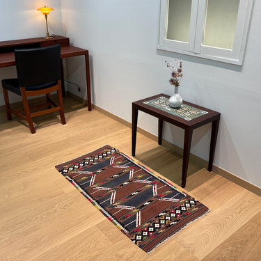 オールドキリム　キリムラグ　トルコ　113×59㎝　(No.02559)