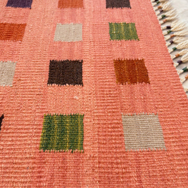 玄関マット　ニューキリム　トルコ・コンヤ　62×47㎝　(No.06486)