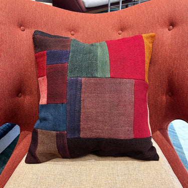 アンティークキリム パッチワーク  キリムクッションカバー　45×45㎝　(C-15552)