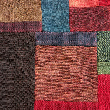 アンティークキリム パッチワーク  キリムクッションカバー　45×45㎝　(C-15552)