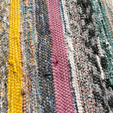 オールドキリム（裂き織り）キリムクッションカバー　40×40㎝　(C-15512)