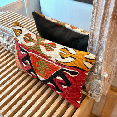 オールドキリム  キリムクッションカバー　25×40㎝　(C-15559)