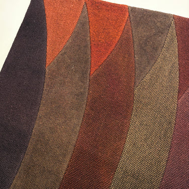 ロゴバオリジナル 草木染め パッチワーク キリムクッションカバー　40×48㎝　(C-15722)