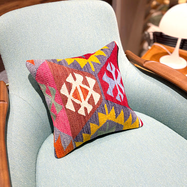 オールドキリム キリムクッションカバー　35×35㎝　(C-15759)