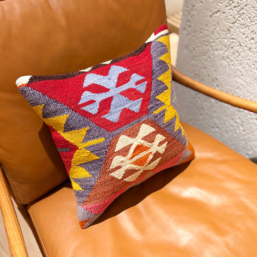 オールドキリム キリムクッションカバー　35×35㎝　(C-15759)