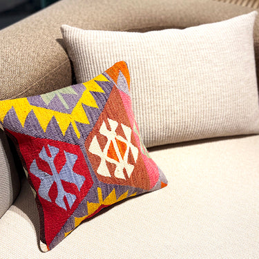 オールドキリム キリムクッションカバー　35×35㎝　(C-15759)