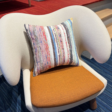 オールドキリム（裂き織り）キリムクッションカバー　45×45㎝　(C-15829)