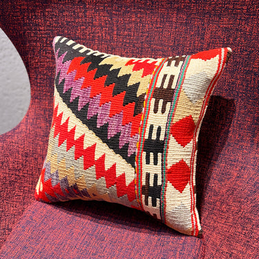 オールドキリム キリムクッションカバー　45×45㎝　(C-15832)