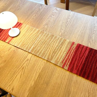 【キャンペーン対象 -5%】テーブルランナー＆テーブルセンター ROGOBA KILIM®　上質な現代キリム　トルコ・ロゴバキリム　106×24㎝　(No.22817)