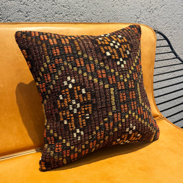オールドキリム キリムクッションカバー　35×35㎝　(C-7845)